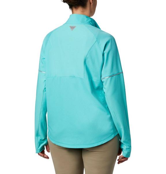 Columbia PFG Ultimate Shirts Blue For Women's NZ3527 New Zealand